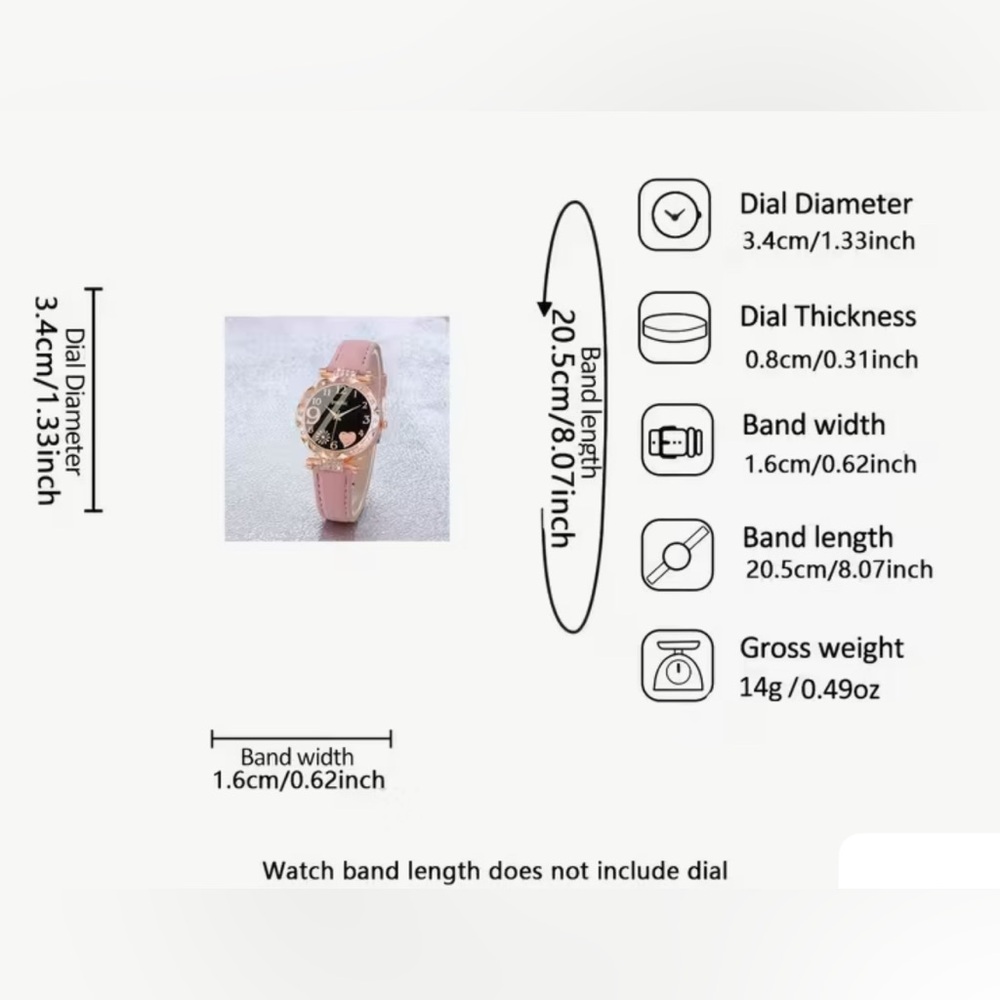 Rose Gold and Pink Watch (JUST WATCH) - Picture 2 of 3